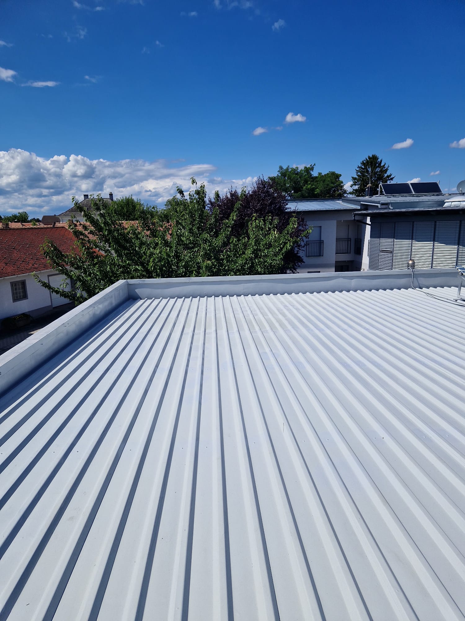 Trapezblechdach – Firma Pollreiss Inku