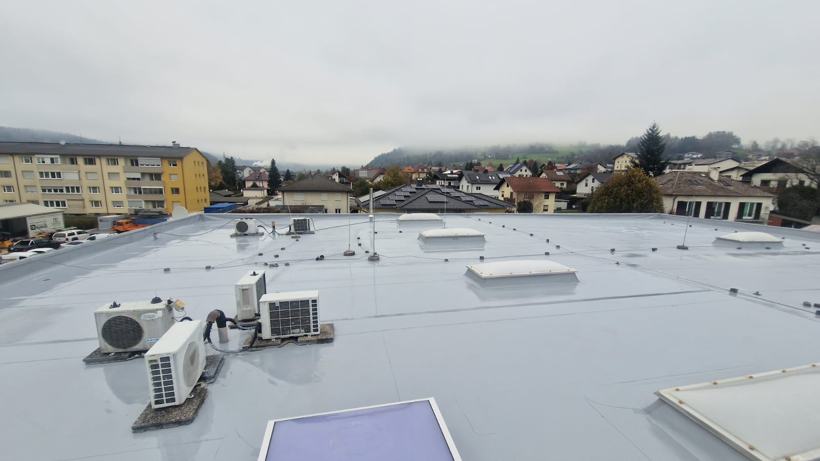 Foliendach Polyurea Abdichtung FA Witasek