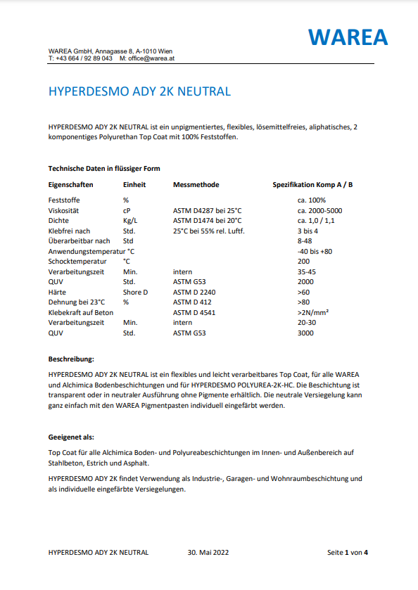 Hyperdesmo Ady 2K Neutral Datenblatt