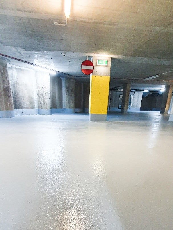 Tiefgarage Bodenbeschichtung Artehotel Krems